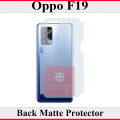 Oppo F19 Back Matte Protector Soft Skin Sheet Soft Film Protection For Oppo F19. 