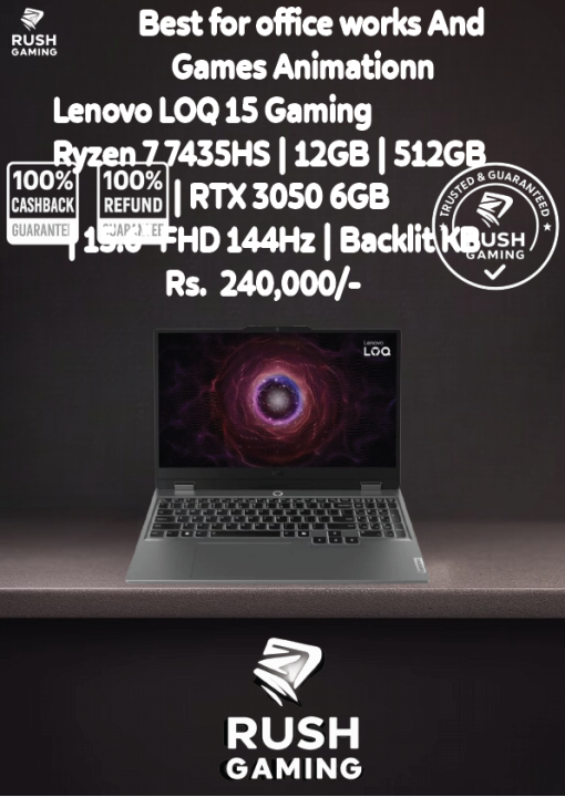 HP Pavilio 15-ER1051CL Laptop – Intel Core i5-1235U – 12GB DDR4 – 512GB SSD – Intel Graphics – 15.6″ FHD x360 Touchscreen – Windows 11