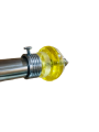 Curtain holder for rooms, living rooms, drawing rooms Steel Crystal Rod Ends Stopper, Curtain Fashion Weight 100 g 1 Pcs. 