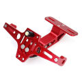 Universal CNC Motorcycle License Plate Holder Frame With LED (Number plate holder)Aluminum Adjustable Universal Fitment Motorcycle Accessories. 
