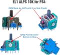 PS4/PS5 Controller Replacement 3D Analog Stick Sensor Module For PS4 Gamepad Dualshock 4 Repair Wireless Controller. 