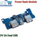 1A/2A 5V Single/Dual USB Power Bank Module 18650 Battery Charging Control Circuit. 