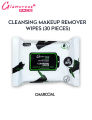 Glamorous Face Skin Perfection For Face And Body Hypoallergenic Cleansing Wipes Charcoal Fragrance Free Removes Eye Makeup With Natural Cotton Clean And Soft System 30 Wipes. 