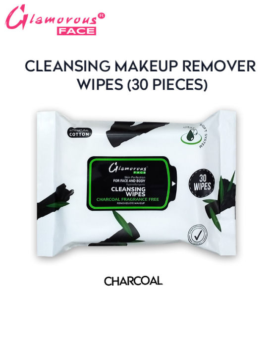 Glamorous%20Face%20Skin%20Perfection%20For%20Face%20And%20Body%20Hypoallergenic%20Cleansing%20Wipes%20Charcoal%20Fragrance%20Free%20Removes%20Eye%20Makeup%20With%20Natural%20Cotton%20Clean%20And%20Soft%20System%2030%20Wipes%20-%20Image%203