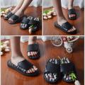 Massage shoes with acupressure points for men and women 1 pair of magnetic reflexology slippers for pain relief. 