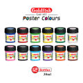 Goldfish Poster Colors 30ml 12 pc Colour Box Set for Bold and Lively Artworks. 