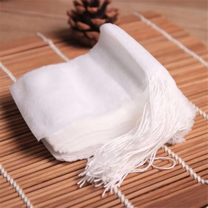 100pcs%205X7cm%20Disposable%20Drawstring%20Teabags%20Empty%20Tea%20Bags%20for%20Tea%20Bag%20Food%20Grade%20Non-woven%20Fabric%20Paper%20Coffee%20Filters%20Teaware%20-%20Image%205