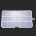 Electronic Components 15 Slots detachable plastic cases boxes. 