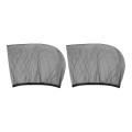 Vividaea Car Window Insect Screens 2pcs Car Window Ultimate Uv Protection Mosquito Net Curtain for Front Rear Windows Ideal for Mosquito-proof Car Window Screens. 