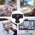 1080P Webcam with Microphone, Wansview USB 2.0 Desktop Laptop Computer Web Camera with Auto Light Correction, Plug and Play. 