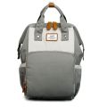 Elegant Large Capacity Multifunctional Diaper Bag with Insulated Bottle Pockets and Waterproof Fabric. 