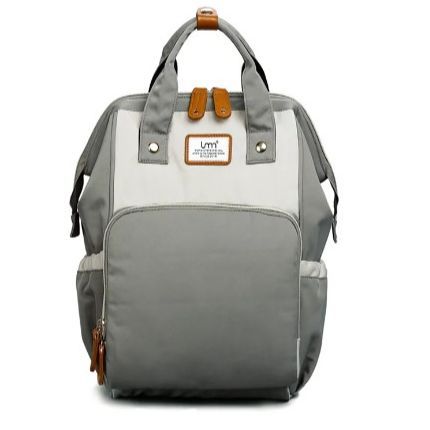 Elegant Large Capacity Multifunctional Diaper Bag with Insulated Bottle Pockets and Waterproof Fabric