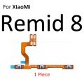 Switch Power ON OFF Button Flex Cable Parts For XiaoMi Redmi Note 8T 8 7 6 Pro 8A 7A 6A S2 Mute Silence Volume Key Part. 