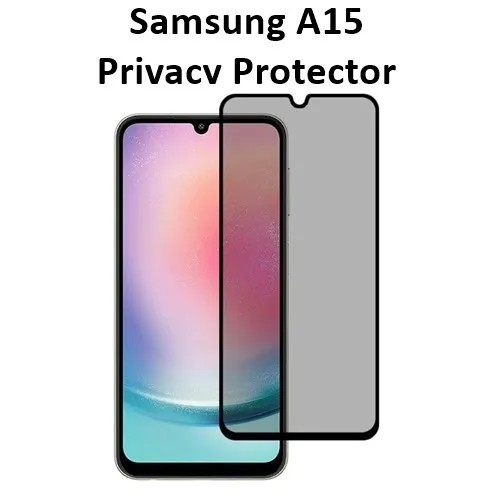 Samsung%20A15%20Privacy%20Glass%20Protector%2045%20Degree%20Privacy%20Glass%20,%20Anti%20Spy%20Protector%20for%20Samsung%20A15%20-%20Image%202