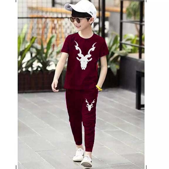 Markhor Tracksuits For Kids (Trouser+ T-Shirt)