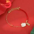 Vist Fox Bunny Bracelet Festive Women Zodiac Rabbit Pendant Bracelet Fashion Jewelry. 