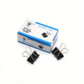 BataBata 12 Pcs/Box Large Binder Clips , Big Paper Clamps Clips For Office Supplies,Black Binder Clips. 