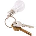 LED Flashlight Light Bulb Key Ring Keychain Lamp Torch Rainbow Color Gift. 