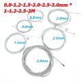 1-2-2.5-3-4-5 Meter Brake Cable T-Type MTB Mountain Bike Electric Bicycle Brake Cable 1.5mm 2mm 2.5mm 3mm Diameter Steel Wire. 