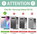 Samsung Galaxy S10 5G Transparent Bumper Back Cover. 