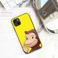 Curious George Monkey Phone Case For iPhone 11 12 Mini 13 14 Pro XS Max X 8 7 6s Plus 5 SE XR Shell. 