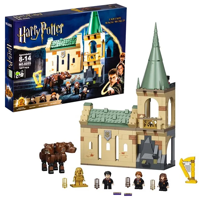 Harry Potter Hogwarts Fluffy Encounter Building Blocks Set Toy