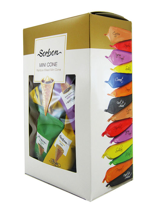 Pack of 32 Sorbon Mni Cone Chocolate / Imported Chocolate / Sorbon Chocolate Art # FV-SMCC-32