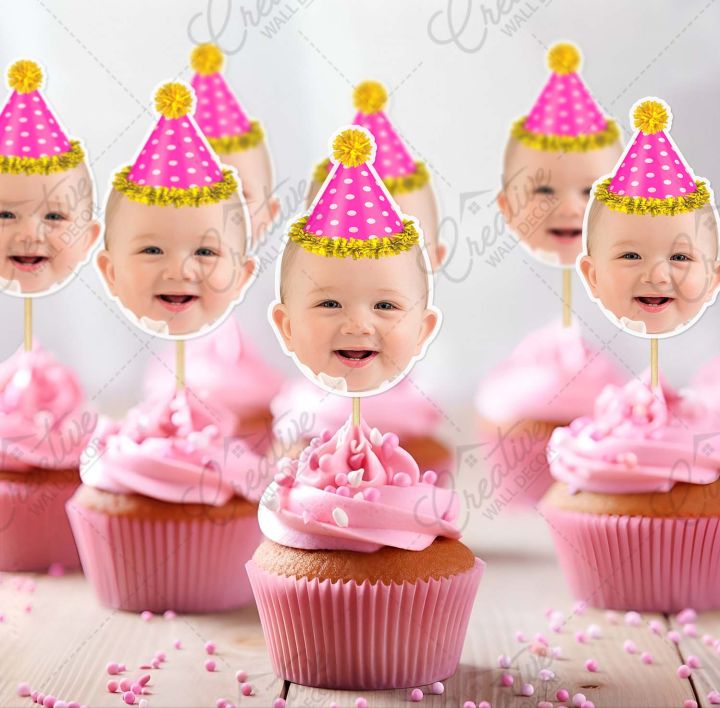 CUSTOMIZED%20Photo%20Cupcake%20Toppers%20Pack%20of%2012,%20Perfect%20for%20Boy%20or%20Girl%20Birthday%20Party%20Celebration%20&%20cake%20Decoration%20Supplies%20-%20Image%203