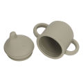 Toddler Training Cup, Silicone Spill Free Cup Spout Lid Safe for Toddlers for Daily. 