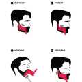 Men Darhi ka khat Beard. Double Side Beard Shaping Beard Shaper PLUS Comb For Line Up. 