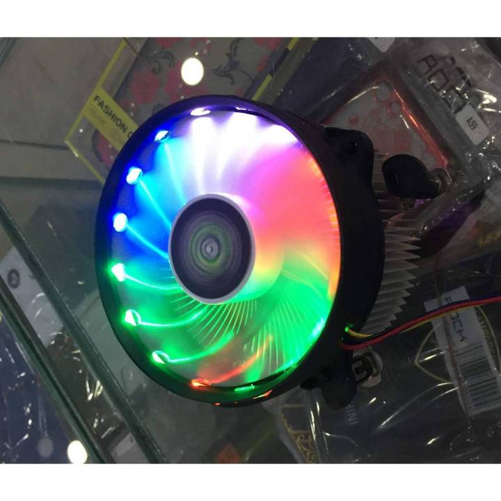 RGB Motherboard Control Cooler Cooling Fan For Quad Core And core 2 duo CPU By Sialvi Computers