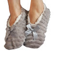 Ladies Polar Fleece Winter Slipper Socks - Flexible - Comfortable - Washable. 