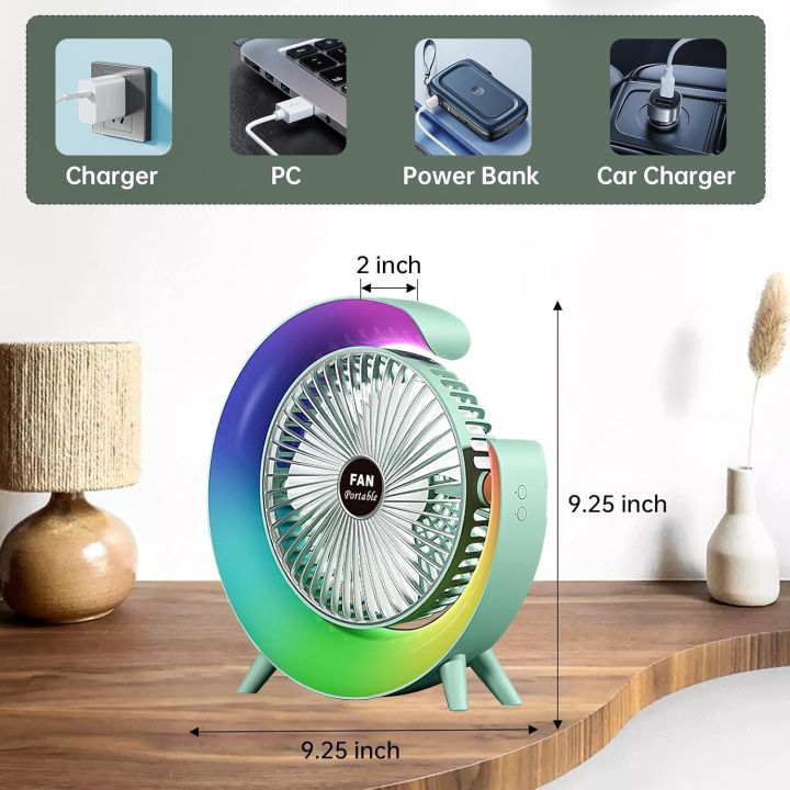 Colorful%20Desktop%20Fan%20%7C%20USB%20Rechargeable,%20Silent,%203-Speed%20with%20LED%20Ambient%20Light%20-%20Image%202