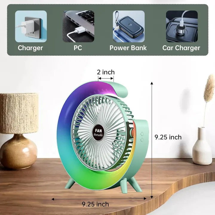Colorful%20Desktop%20Fan%20%7C%20USB%20Rechargeable,%20Silent,%203-Speed%20with%20LED%20Ambient%20Light%20-%20Image%202