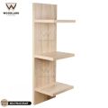 WOODLAND FURNITURE Wall Mounted Wooden Shelves Floating Shelves Storage Racks 3 Tier wall decoration shelf. 