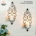 Lifestyle Glory Brand Wall Sconces , Wall Decorative Shelves, Home Decoration items, Wall Hangings, Candle Holders, Wooden Wall Decorations, Wooden Wall Scones, Wall Scones Candle, Home Decor. 