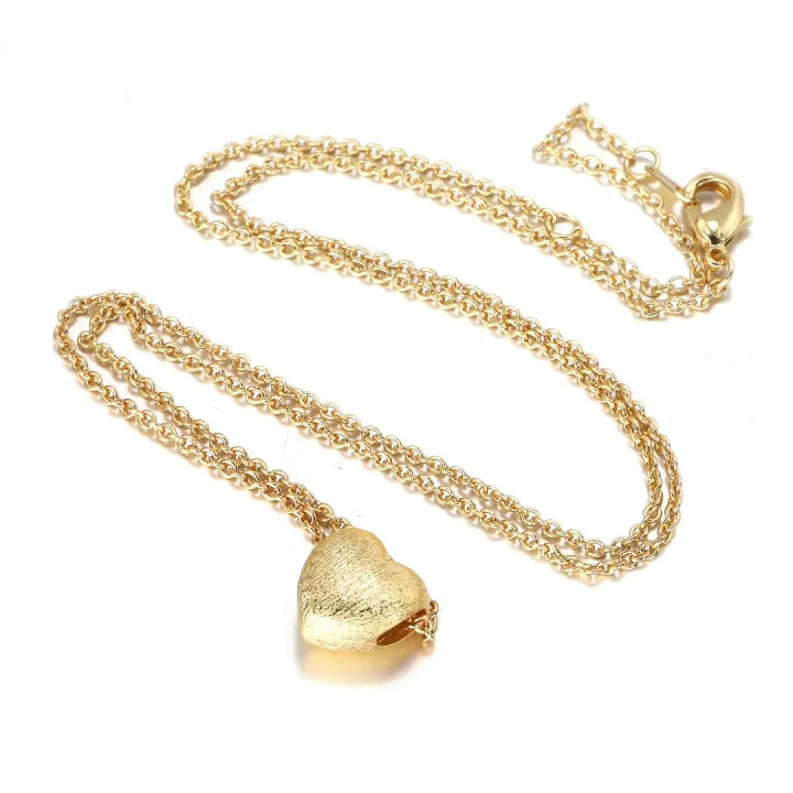 Real%20Gold%20Plating%20Heart%20Pendant%20Necklace%20For%20Women%20-%20Image%202