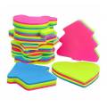 Different shapes 3inx3in Sticky Note Pad 100 sheets in a pad multi colour Sticky Notes Book Mark Memo Pad Paper. 
