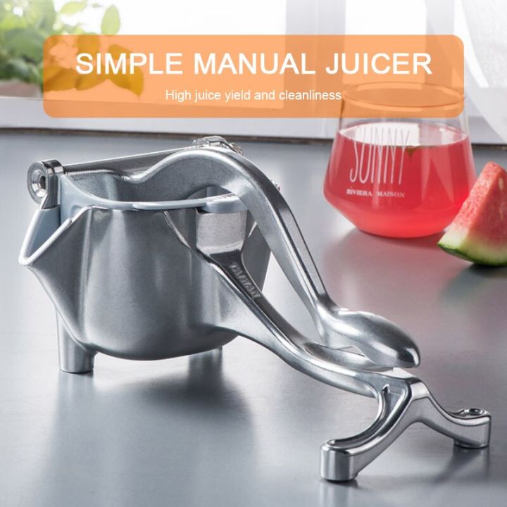 New Multifunctional Manual Juicer Hand Press Juicer Aluminum Alloy Manual Juicer Pomegranate Orange Lemon Sugarcane Juice Kitchen Fruit Tool