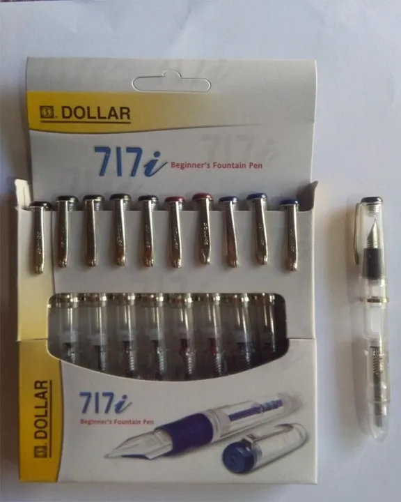 Pack%20of%2010%20DOLLAR%20717i%20Transparent%20Fountain%20Pen%20-%20Image%203