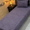 Cotton Mix Single Bed Sheet Set. 