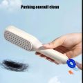 Self Cleaning Hair Brush Massage Anti-static Hair Smoothing and Styling Tool. 