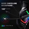 PRO II RGB Gaming Headphones with Noise Cancelling Mic, 7.1 Surround Sound, Super Bass, Vibration, Soft Memory Foam Ear Cushions, for PC, PS4, Mobile, Laptop, and Gaming Consoles. 