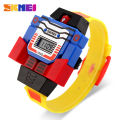 Transformation boy watch io robot RelogSKMEI fashion digital children's watch date cartoon children's sports watch 1095. 