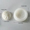Peony Candle Mold 3D Simulated Steamed Bun Candle Molds Silicone, Diy Cute Bun Candle Molds For Candle Making Aroma Soy Wax Handmade Soap Polymer Clay Plaster Epoxy Resin, Silicone Moulds For Festival Gifts Home Decor Silicone Mold. 