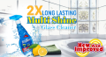 Good Morning Glass Cleaner Pro Anti Dust Extra Shine Lemon Fragrance 500 ml Spray Bottle. 