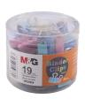 Pack of 40 Binder Clips 19mm - Tempered Steel Super Durable - ABS92769. 