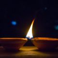 12 pieces mud diya/clay lamp. 