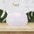 Plastic Microwave Plate Lid Cover With Steam Vent 24.5 Cm. 