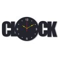 3D Clock Written Big Wooden wall Clock Black Analog Wooden Clock I Wall Clock I Wooden Wall Clock I Wall clocks for bedroom I Wall Clocks for drawing room I Wooden Wall Clocks For Gifts. 